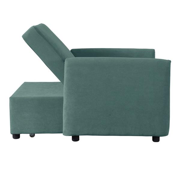 Pouf letto in tessuto 95x107x87cm - Oulida