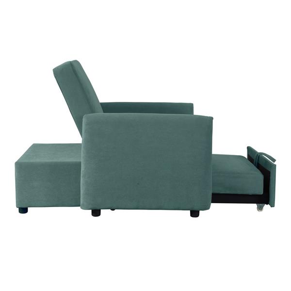 Pouf letto in tessuto 95x107x87cm - Oulida