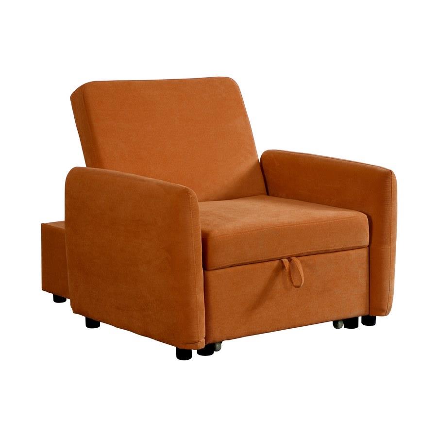 Poltrona letto arancio 95x107x87cm - Oulida