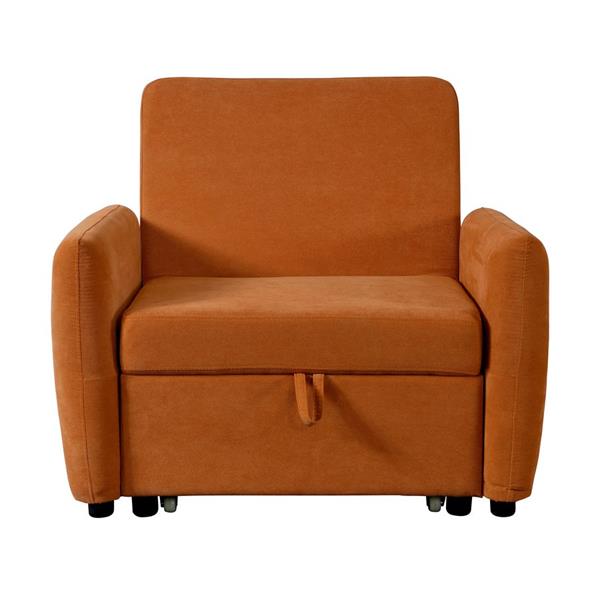 Poltrona letto arancio 95x107x87cm - Oulida