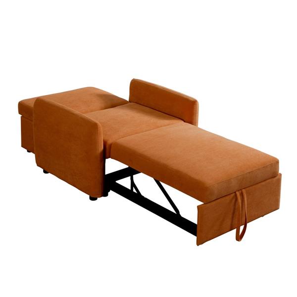 Poltrona letto arancio 95x107x87cm - Oulida