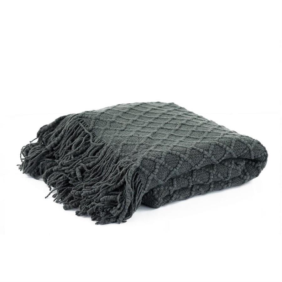 Coperta morbida grigio scuro 130x170 cm - Harmony