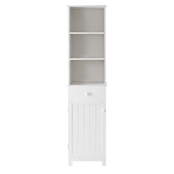 Mobile colonna per bagno 38x34x161 bianco - Aloe