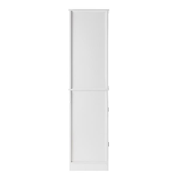 Mobile colonna per bagno 38x34x161 bianco - Aloe