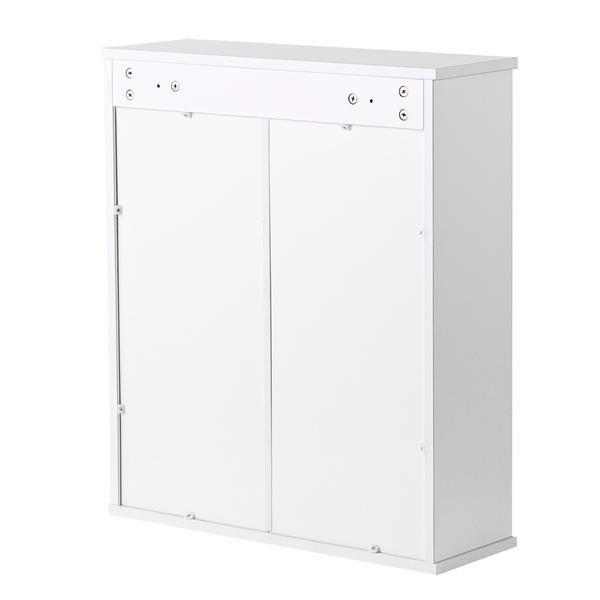 Pensile superiore bagno 60x20x70 cm bianco - Iris