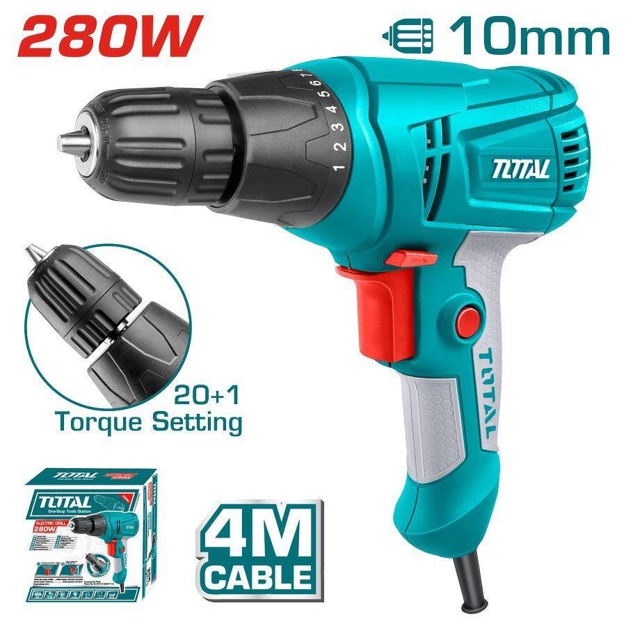 Trapano a filo da 280W foratura 10mm e mandrino autoserrante