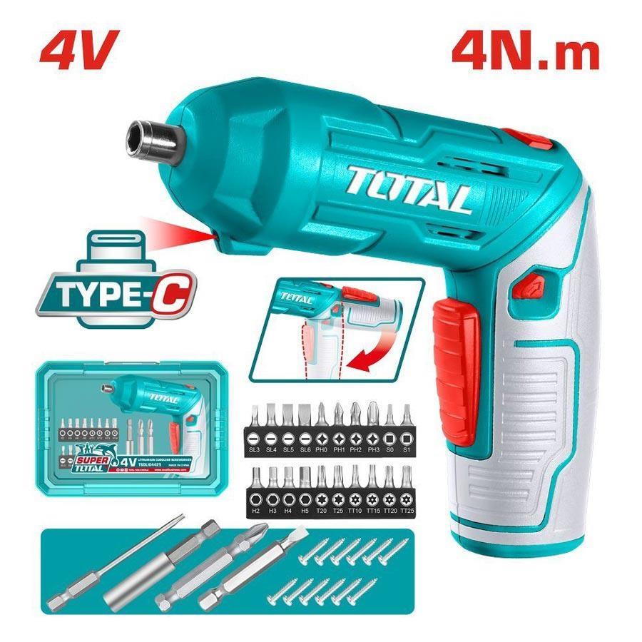 Cacciavite a batteria 4V con accessori e valigetta  - one battery