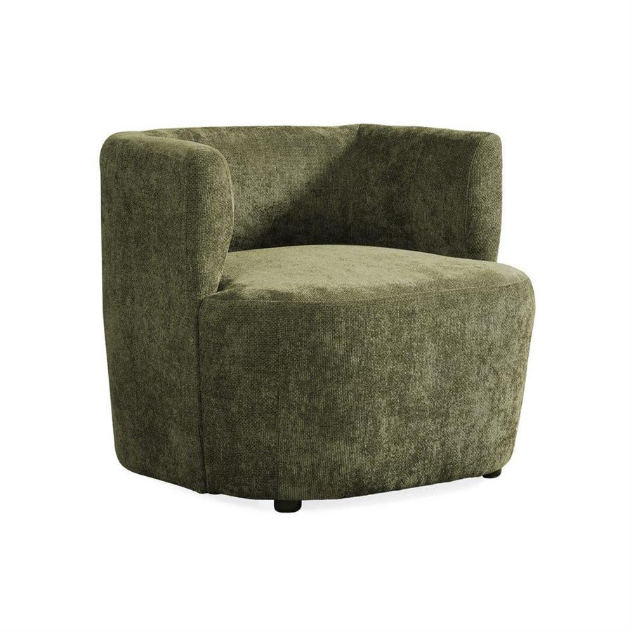 Poltroncina da interni in tessuto 75x72x68 cm verde - Seattle