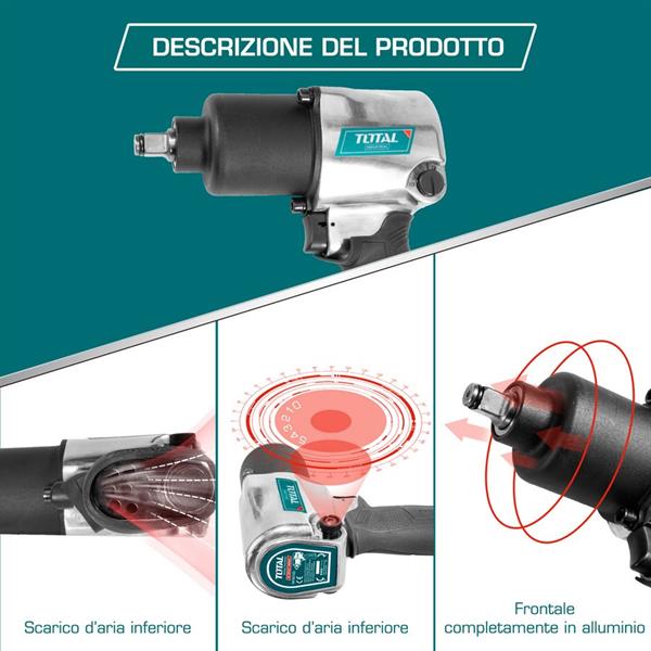 Avvitatore ad aria compressa a doppio martello