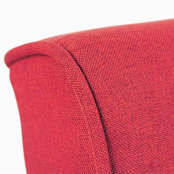 Pouf poltrona letto singolo in tessuto rosso | Brigros